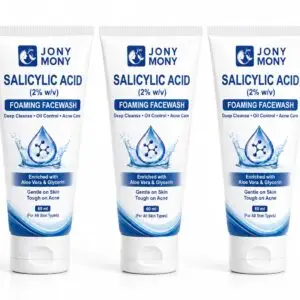 Jony Mony Salicylic Acid 2% Face Wash 60ml – Pack of 3